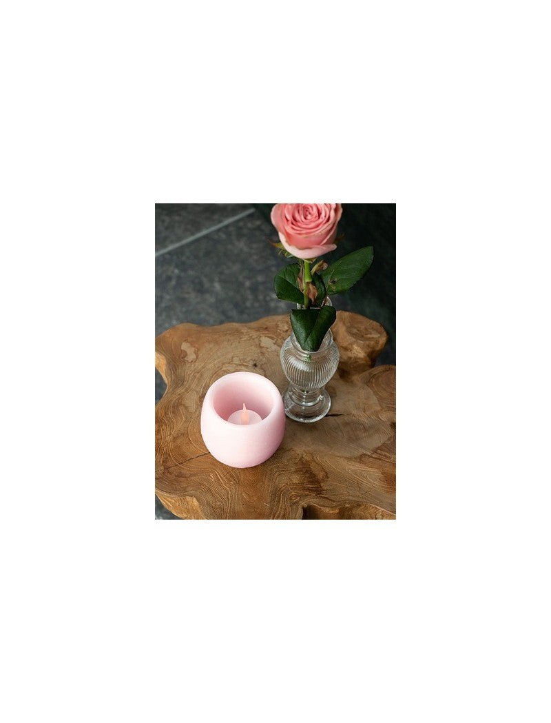 Aromskål Rosa rose Doft Ø9x8 cm (6 st) [IFS-36214]