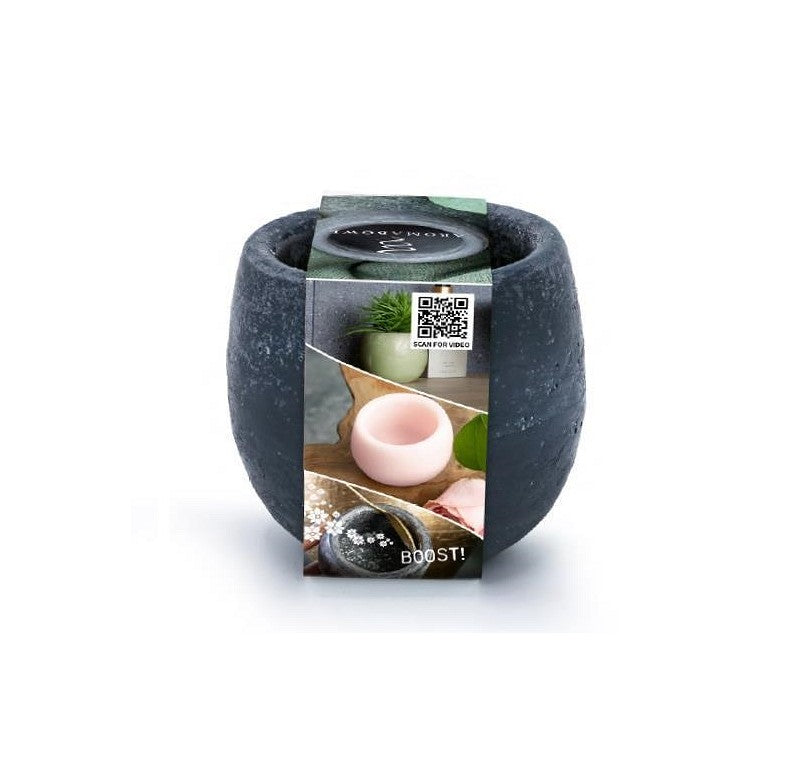 Aromskål light Dark Grå Musk Doft Ø9x8 cm (6 st) [IFS-36218]