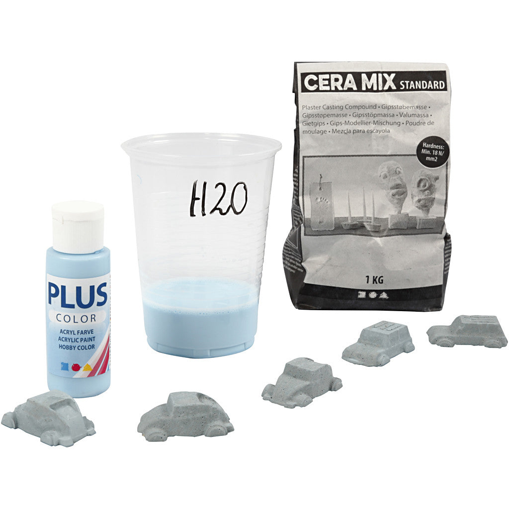 Silikonform, bilar, H: 2,5 cm, L: 3 cm, B: 4,5 cm, 12,5 ml, 1 st. [HOB-37132]