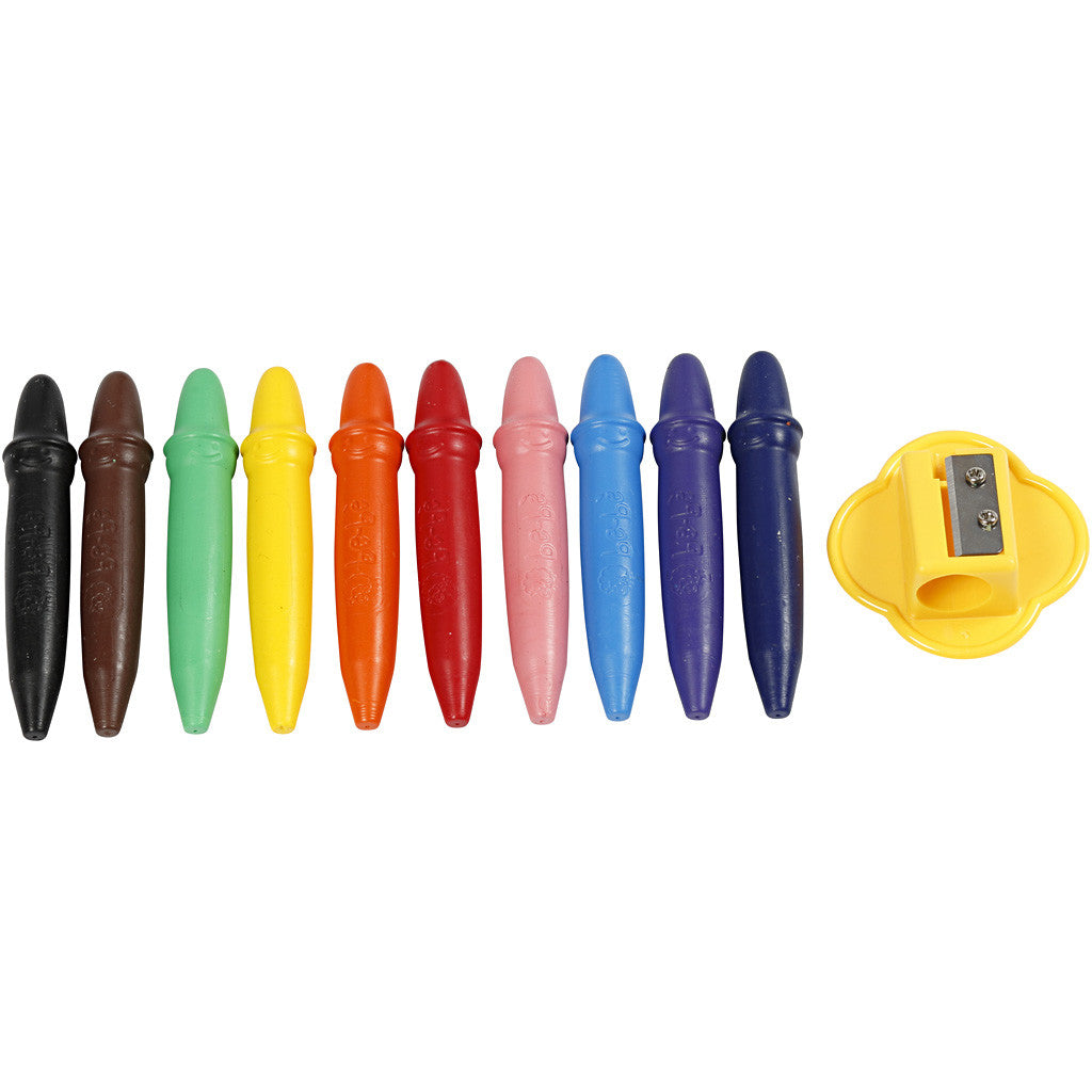 Giotto be-bè vaxkritor, L: 7 cm, Dia. 11 mm, 10 st./ 1 förp. [HOB-37297]