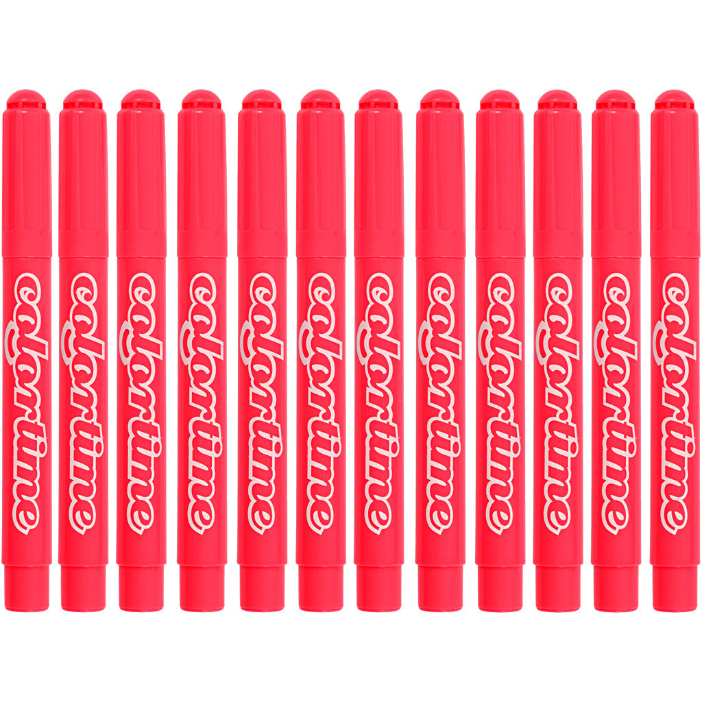 Colortime-pennor, spets 5 mm, rosa, 12 st./ 1 förp. [HOB-37339]