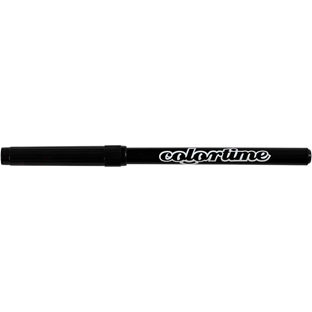 Colortime Marker, line width: 2 mm, black, 18pcs [HOB373561]