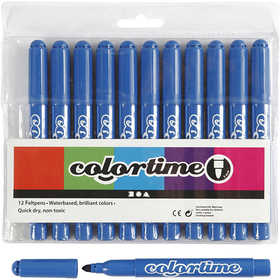 Colortime-pennor, spets 5 mm, azure, 12 st./ 1 förp. [HOB-37356]