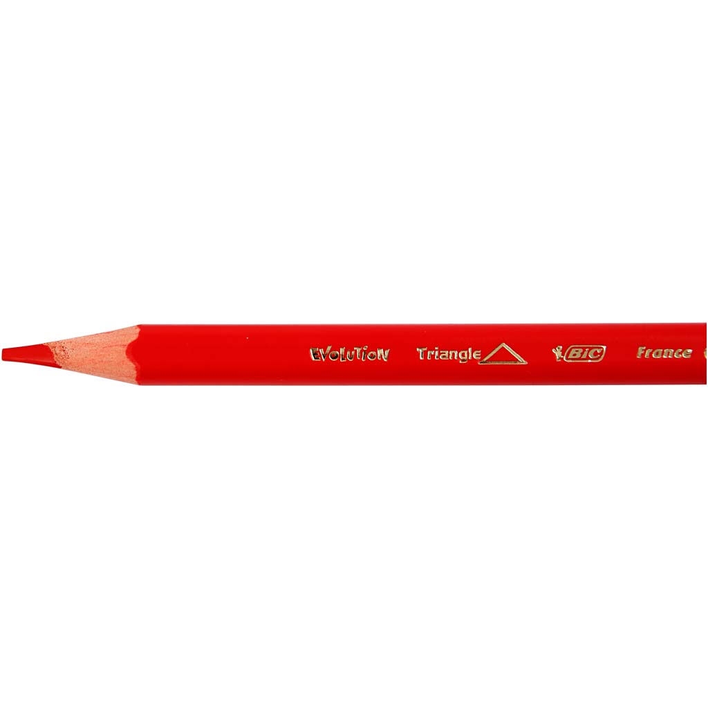 BIC Evolution Färgpennor, L: 14 cm, kärna 5 mm, mixade färger, 12 st./ 1 förp. [HOB-37597]