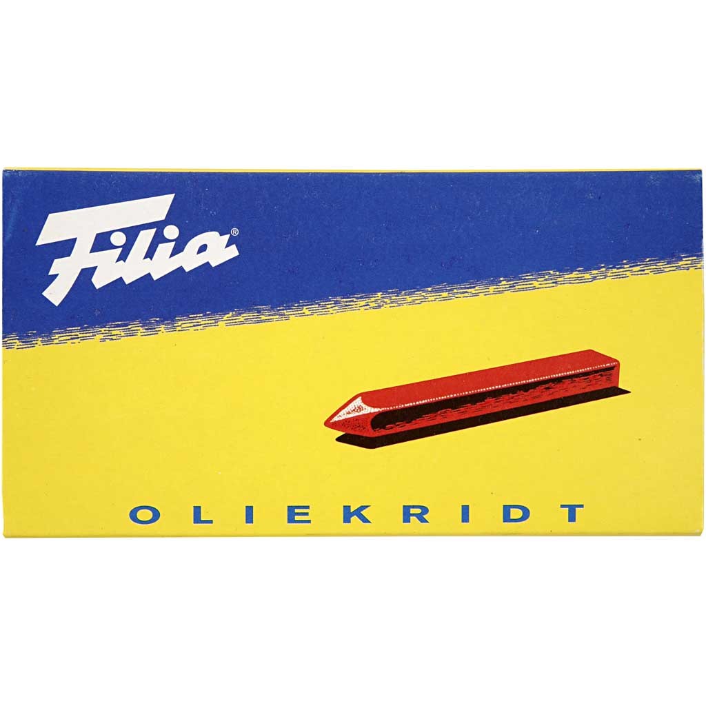 Filia oljepastellkritor, L: 6 cm, tjocklek 7x7 mm, 12 st./ 1 förp. [HOB-38102]