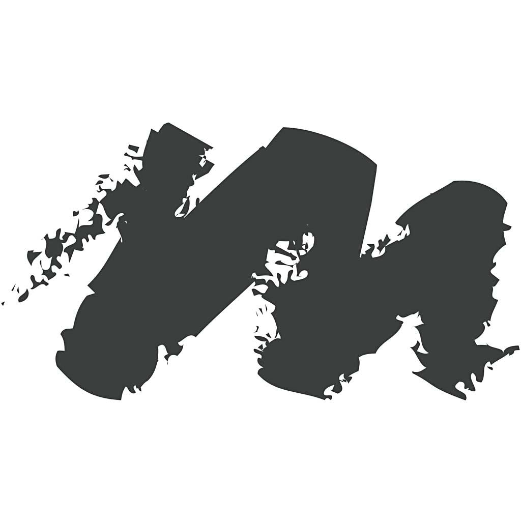 Gallery Akvarell, L: 9,3 cm, tjocklek 8 mm, svart (331), 12 st./ 1 förp. [HOB-38299]