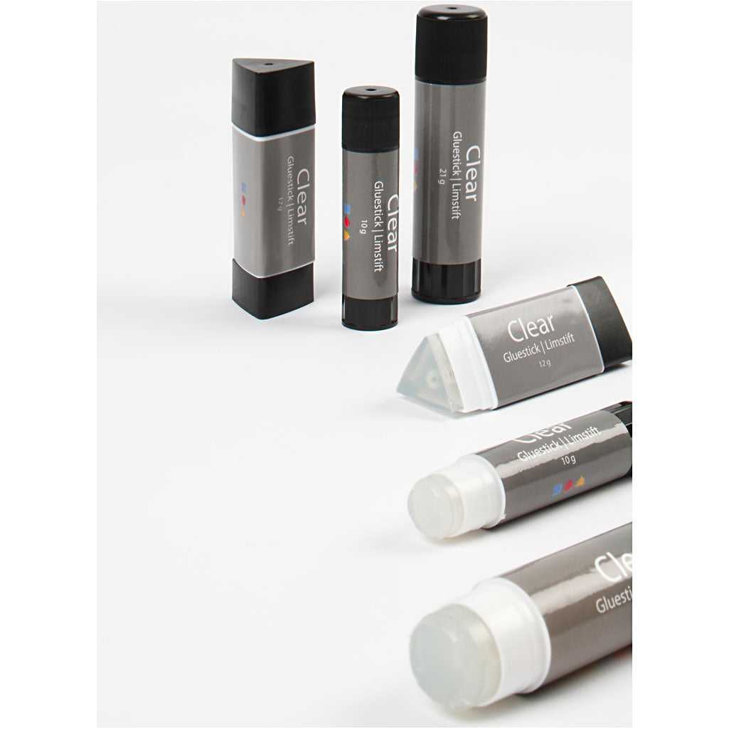 Clear Limstift, Rund, 10 g, 1 st. [HOB-39041]