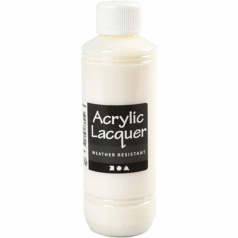 Acrylic Varnish, Water-resistant, 250 ml/ 1 bottle