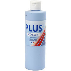 Plus Color Hobbyfärg, himmelsblå, 250 ml/ 1 flaska [HOB-39443]