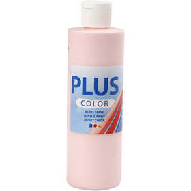Plus Color Hobbyfärg, soft pink, 250 ml/ 1 flaska [HOB-39466]