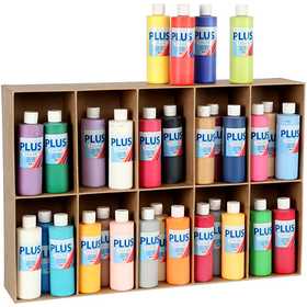 Plus Color Hobbyfärg, mixade färger, 30x250 ml/ 1 förp. [HOB-39497]