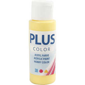 Plus Color Hobbyfärg, primrose yellow, 60 ml/ 1 flaska [HOB-39678]
