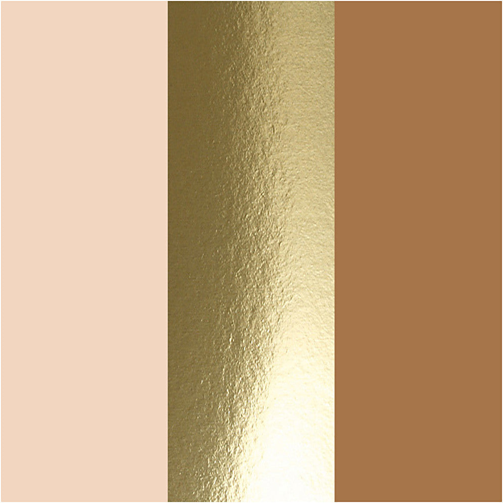 Plus Color Tusch, L: 14,5 cm, spets 1-2 mm, ivory, guld, raw sienna, 5,5 ml, 3 st./ 1 förp. [HOB-39899]