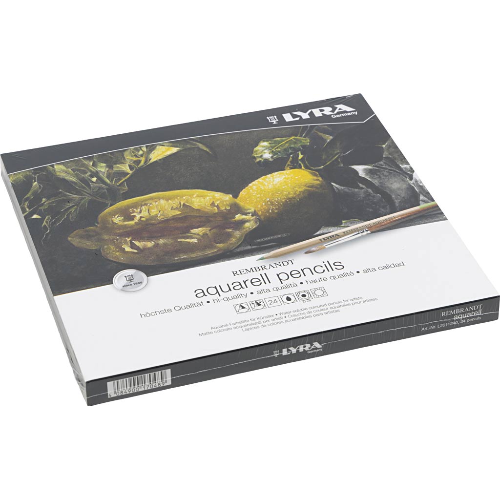 Lyra Rembrandt akvarell-färgblyertspennor, mixade färger, 24 st./ 1 förp. [HOB-403024]