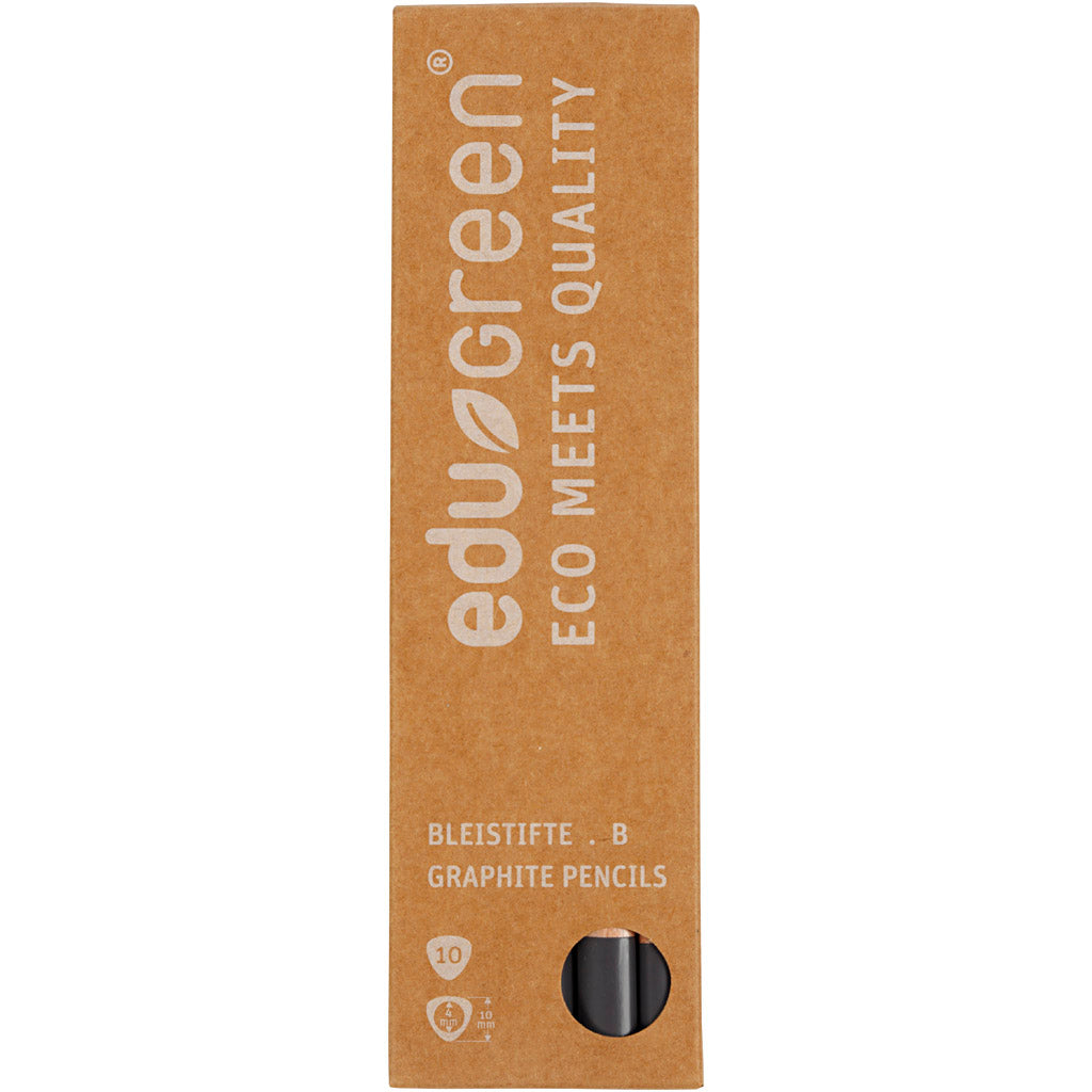 Edugreen Kraftiga Färgpennor, B, 10 st./ 1 förp. [HOB-408282]