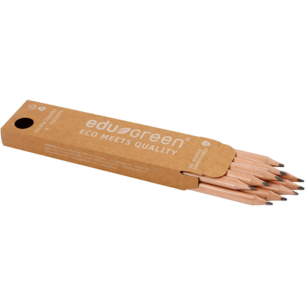 Edugreen Kraftiga Färgpennor, B, 10 st./ 1 förp. [HOB-408282]