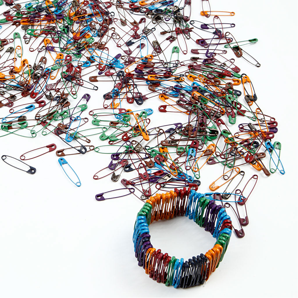 Säkerhetsnålar, L: 34 mm, tjocklek 0,8-1,00 mm, 10x100 st./ 1 förp. [HOB-41100]