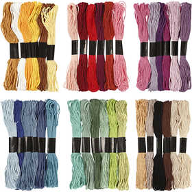 Broderitråd, tjocklek 1 mm, 252 bunt/ 1 förp. [HOB-41280]