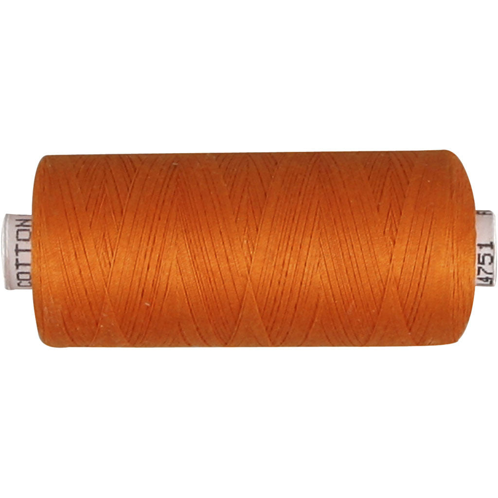  Sewing Thread, orange, 1000 m, 1 roll [HOB-41284]