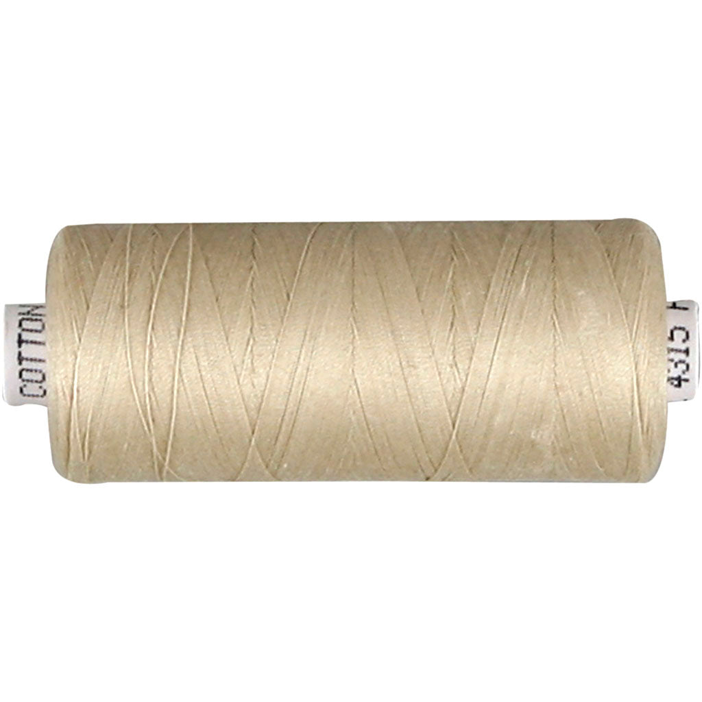Sewing Thread, beige, 1000 m/ 1 roll