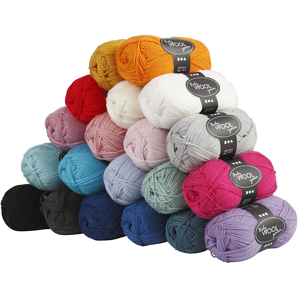 Babygarn, 20x50 g/ 1 förp. [HOB-41309]
