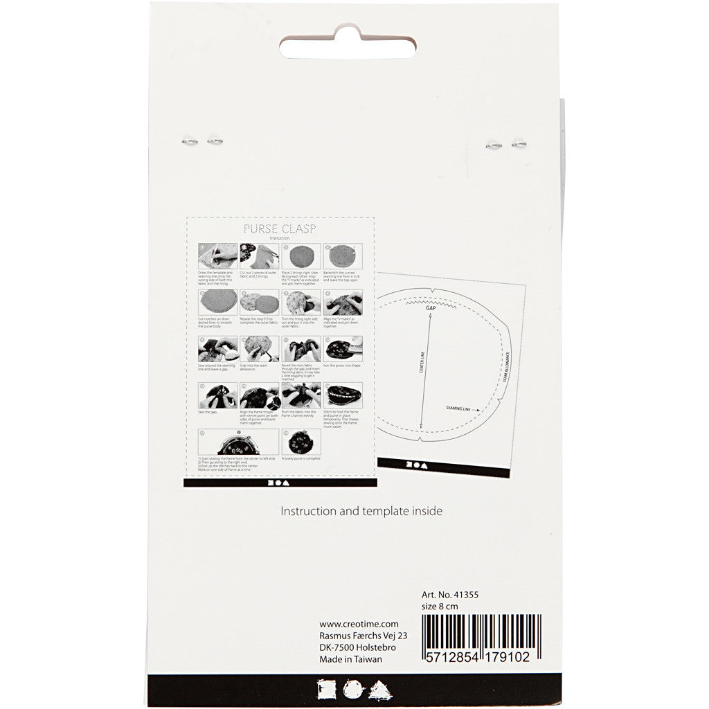 Börshandtag, stl. 8 cm, borstad mässing, 1 st. [HOB-41355]