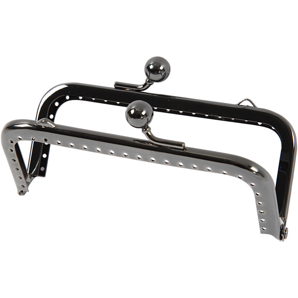 Börshandtag, stl. 10 cm, mörkmetallicgrå, 1 st. [HOB-41359]