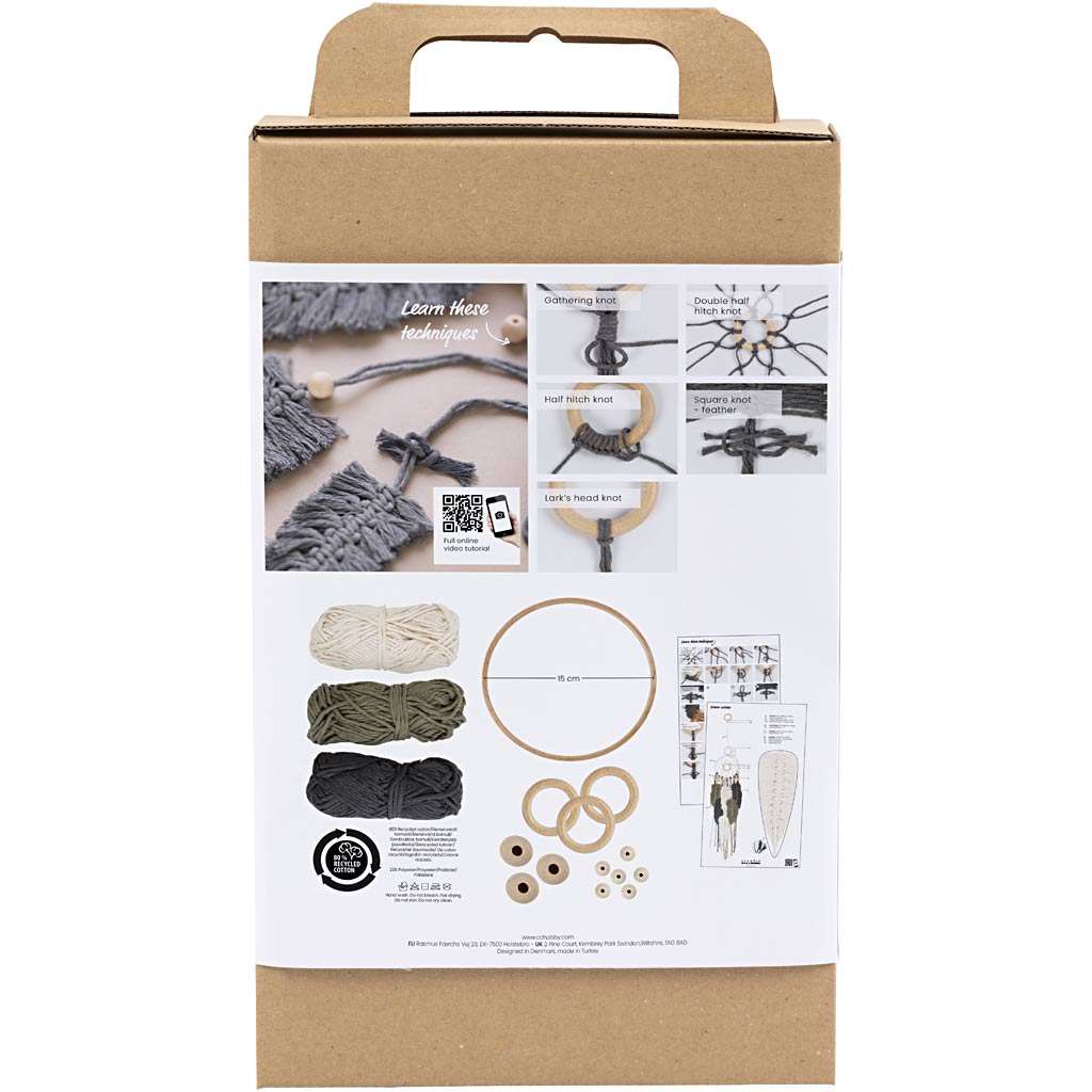 Start DIY Kit Makramé, 1 förp. [HOB-41477]