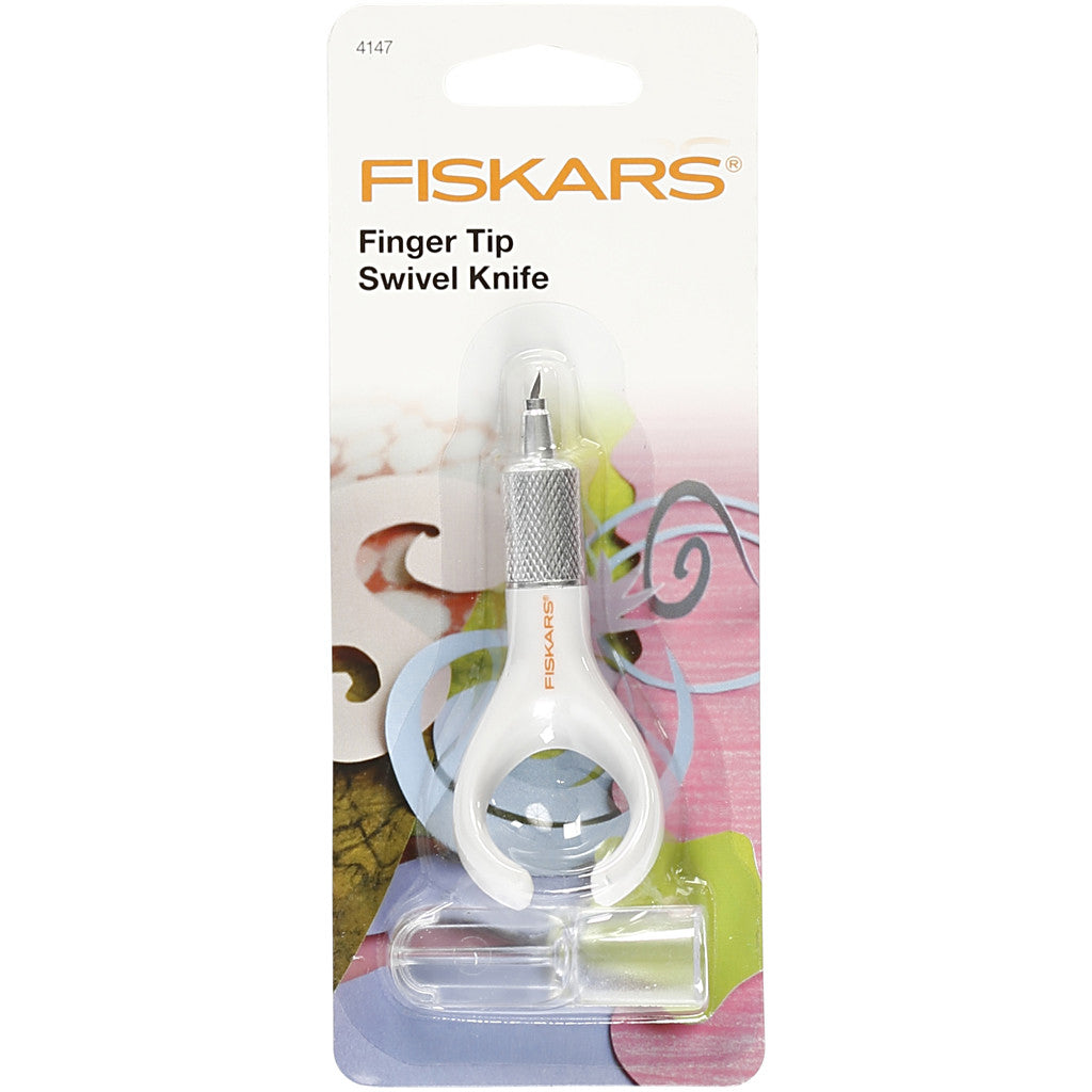 Fiskars FingerTip Swivel Knife, 1 st. [HOB-4147]