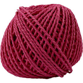 Paperyarn, tjocklek 2,5-3 mm, rosa, 150 g, 40 m/ 1 nystan [HOB-41731]
