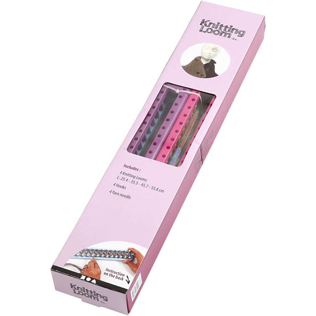 Stickringar, L: 25-35-45-55 cm, 1 set [HOB-42219]