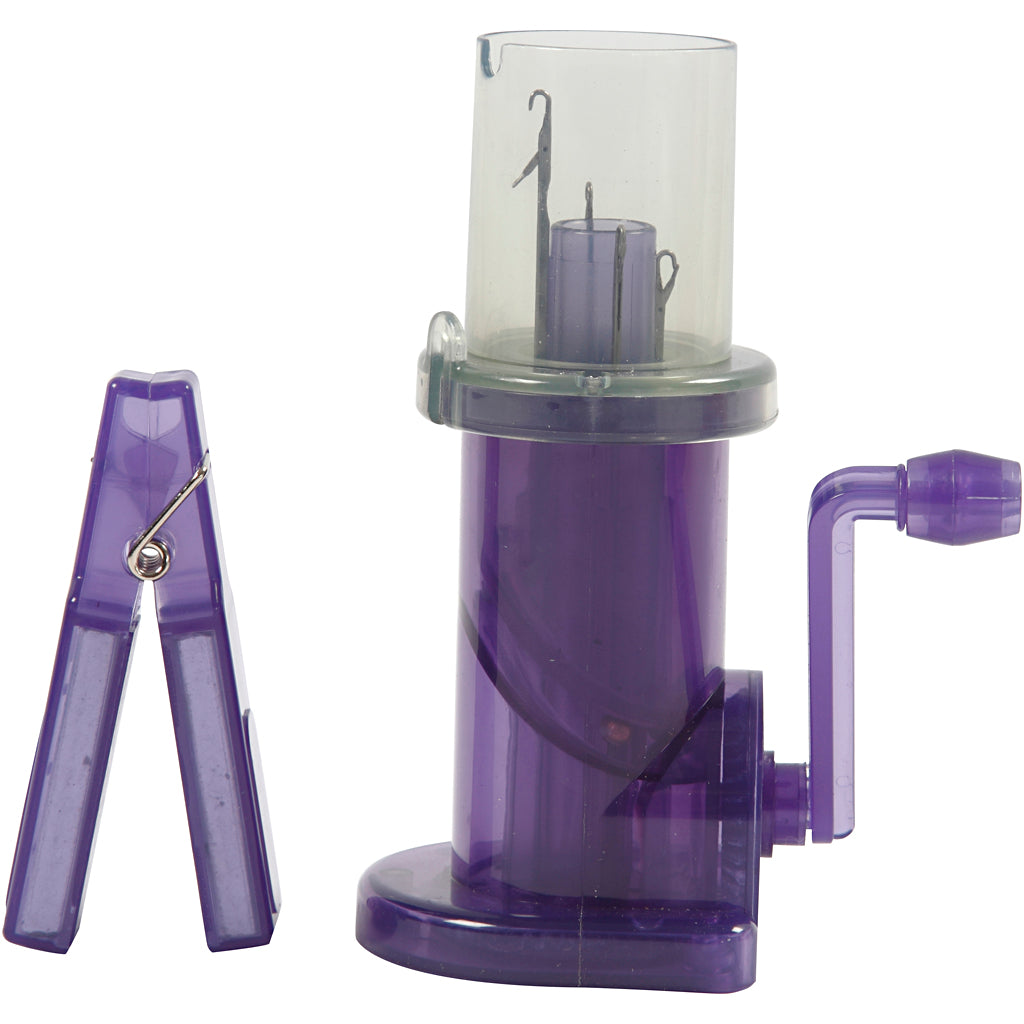 Snoddmaskin knitting mill, H: 13,5 cm, B: 5,5 cm, 1 st. [HOB-42259]