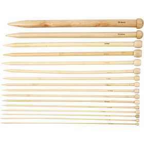 Stickor, L: 35 cm, stl. 2,5-20 mm, 16 par/ 1 förp. [HOB-42267]