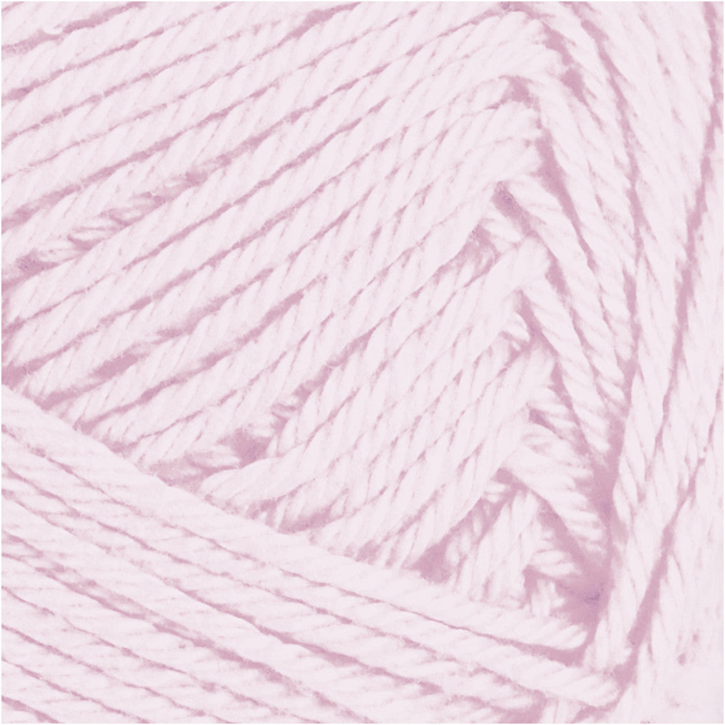 Bomullsgarn, nr. 8/4, L: 170 M, sticka 3-3,5, dusty rose, 50 g/ 1 nystan [HOB-431140]