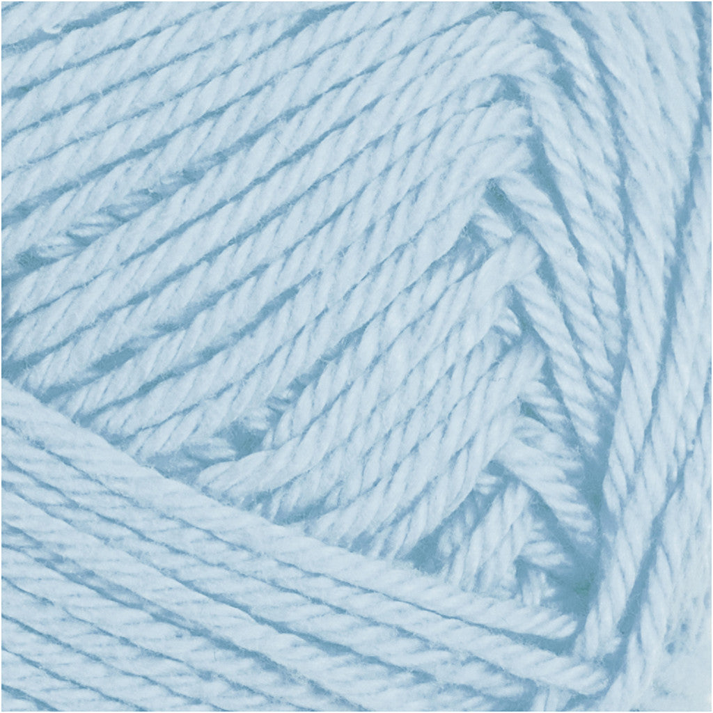Bomullsgarn, nr. 8/4, L: 170 M, sticka 3-3,5, dusty blue, 50 g/ 1 nystan [HOB-431180]