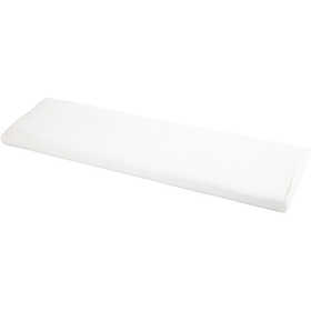 Tyg, B: 145 cm, 140 g, vit, 10 m/ 1 rl. [HOB-44080]