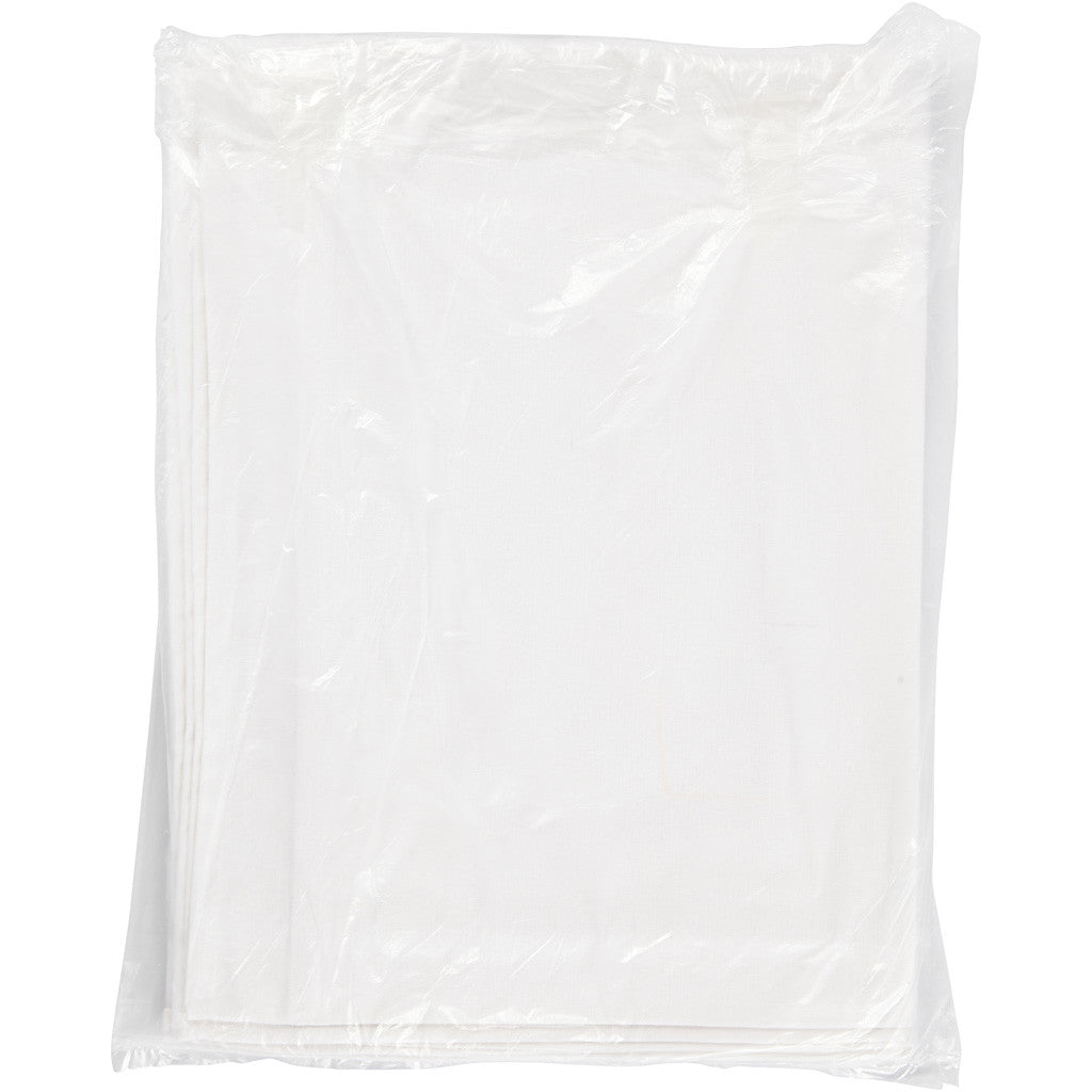 Kökshanddukar, stl. 50x70 cm, 180 g, vit, 5 st./ 1 förp. [HOB-443341]