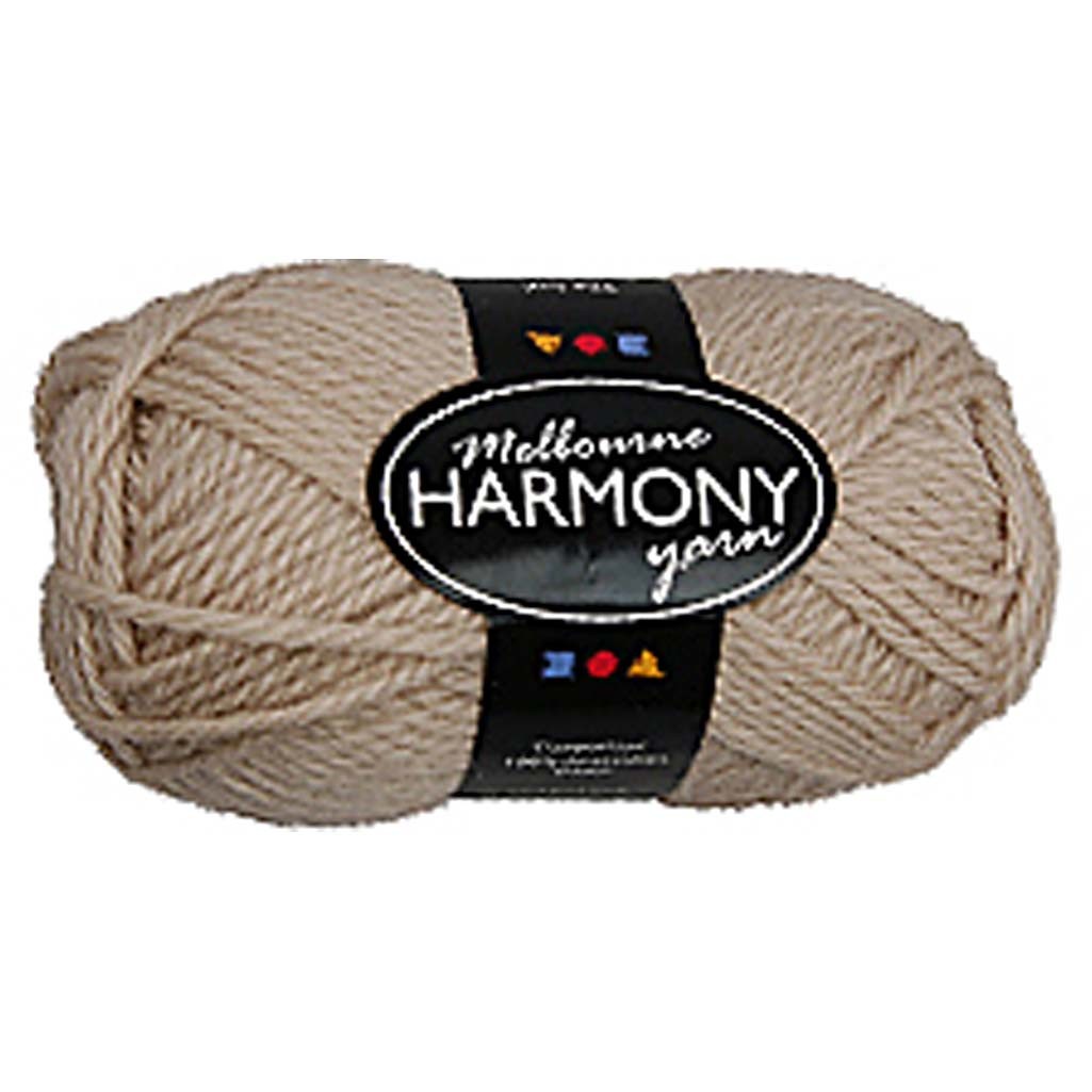 Melbourne ullgarn, L: 92 M, beige, 50 g/ 1 nystan [HOB-44712]
