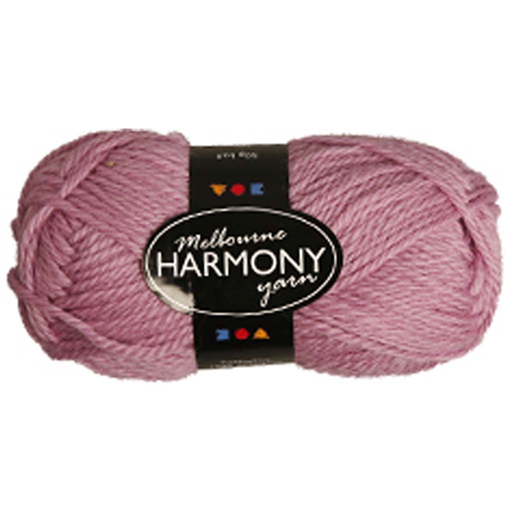 Melbourne ullgarn, L: 92 M, rosa, 50 g/ 1 nystan [HOB-44713]