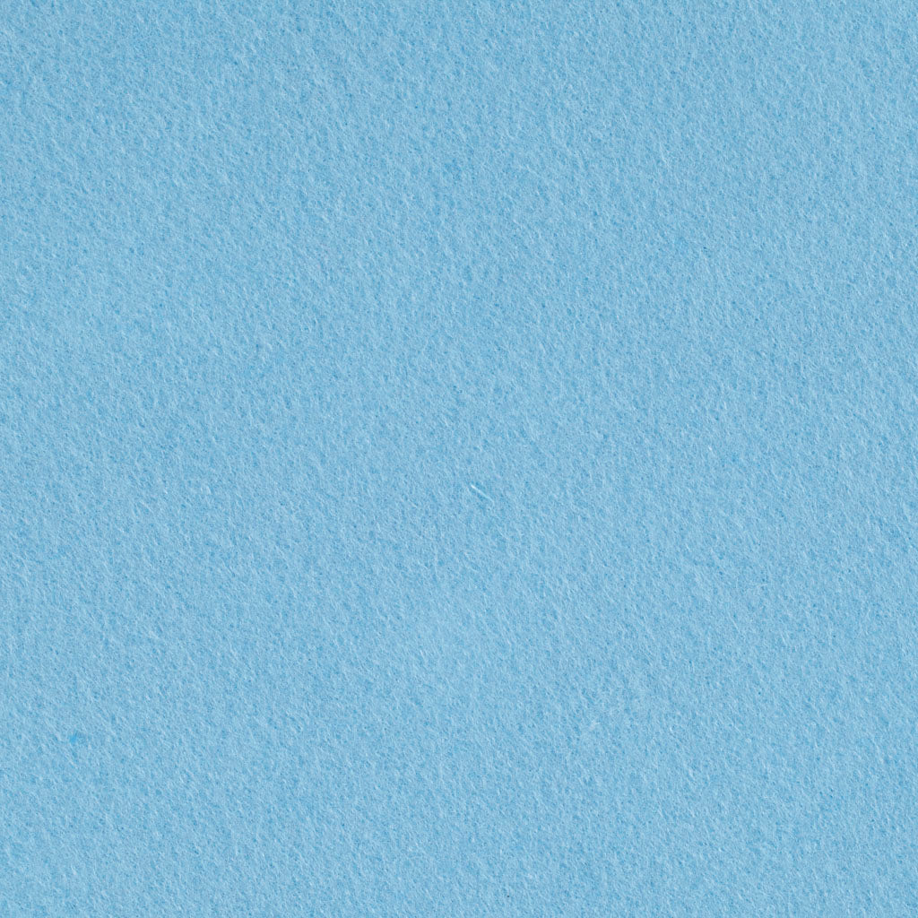 Hobbyfilt, B: 45 cm, tjocklek 1,5-2 mm, 180-200 g, ljusblå, 5 m/ 1 rl. [HOB-45020]