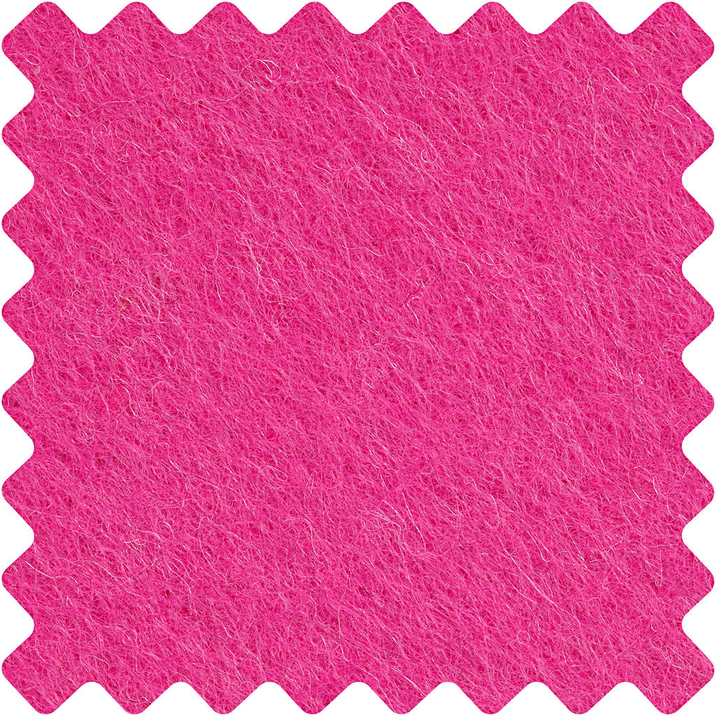 Hobbyfilt, ark 42x60 cm, tjocklek 3 mm, rosa, 1 ark [HOB-45235]