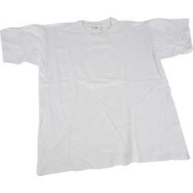 T-shirts, B: 40 cm, stl. 7-8 år, rund hals, 145 g, vit, 1 st. [HOB-47206]