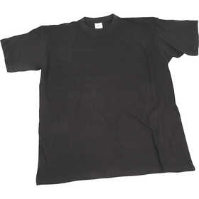 T-shirts, B: 40 cm, stl. 7-8 år, rund hals, 145 g, svart, 1 st. [HOB-47222]