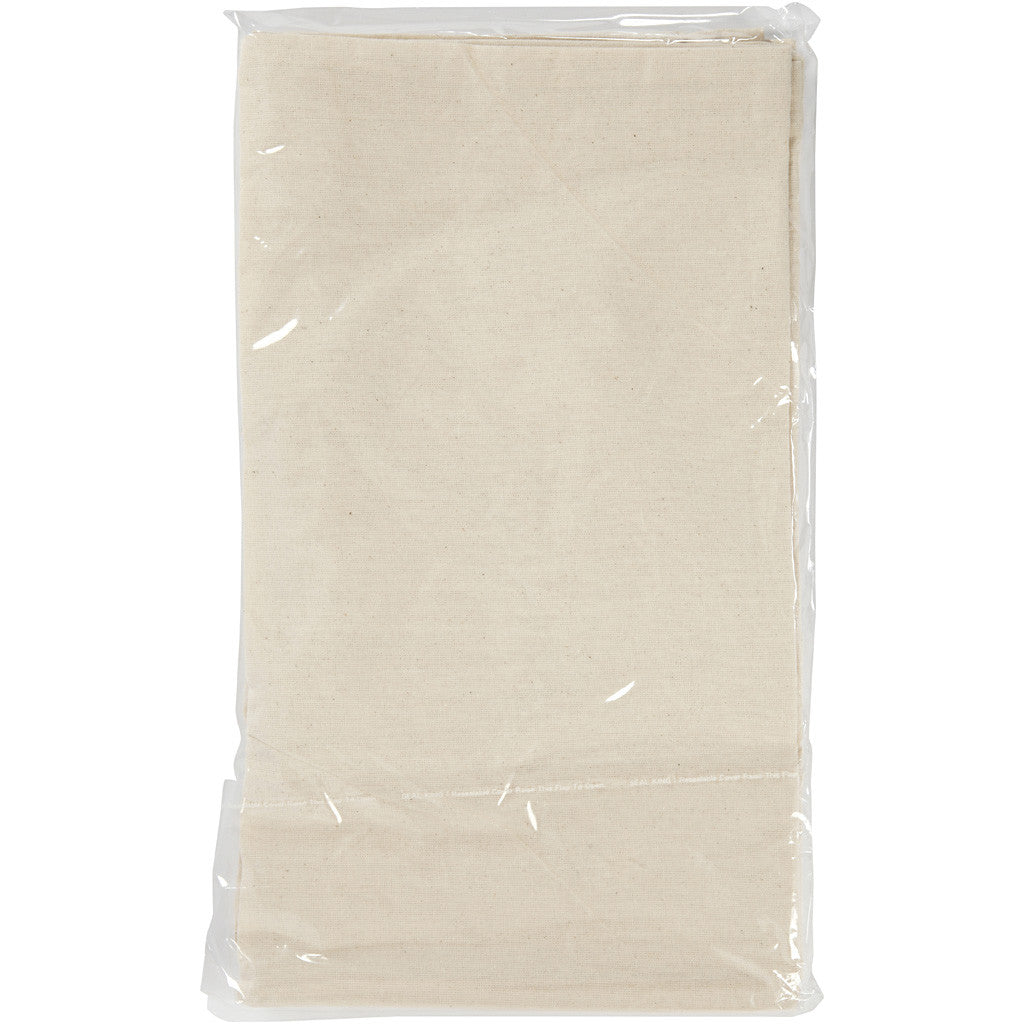 Textilkasse, stl. 38x42 cm, 145 g, ljusnatur, 5 st./ 1 förp. [HOB-49905]