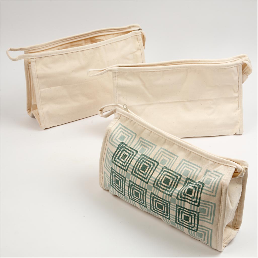 Necessär, H: 17 cm, L: 28 cm, B: 10 cm, ljusnatur, 1 st. [HOB-49932]