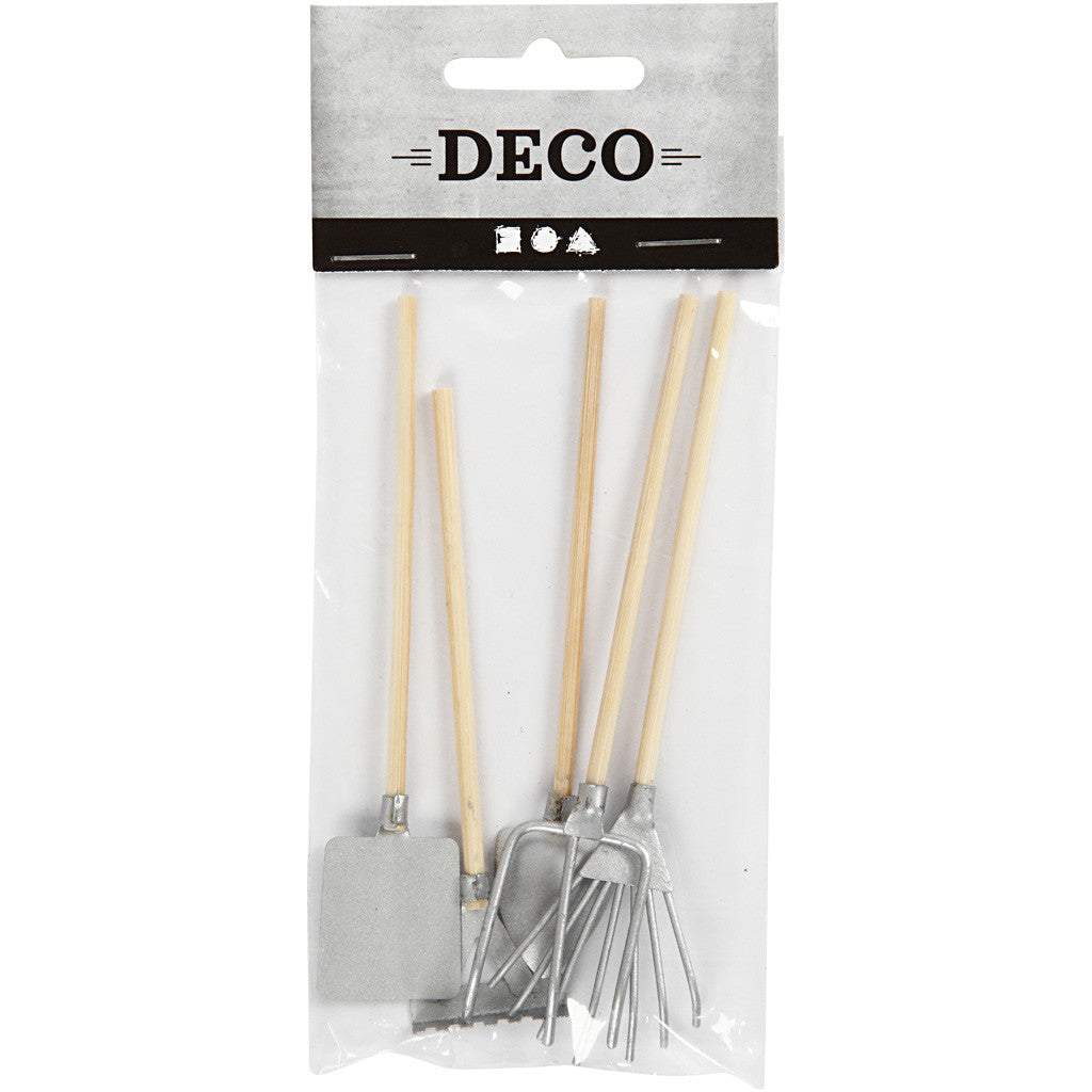 Trädgårdsredskap, L: 11 cm, 5 st./ 1 förp. [HOB-500130]