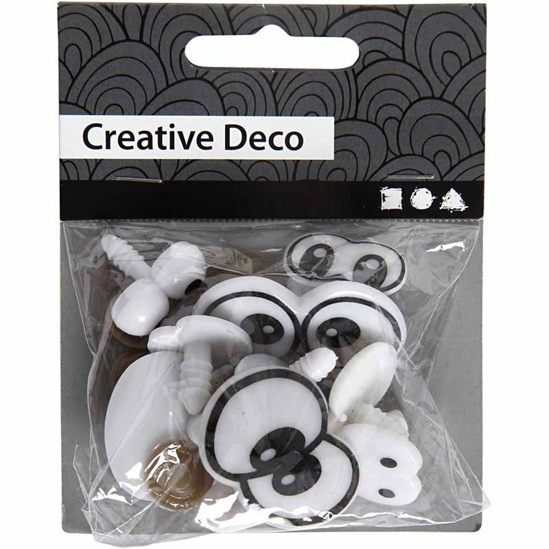 Roliga Ögon, stl. 2-3 cm, 9 mix./ 1 förp. [HOB-500960]