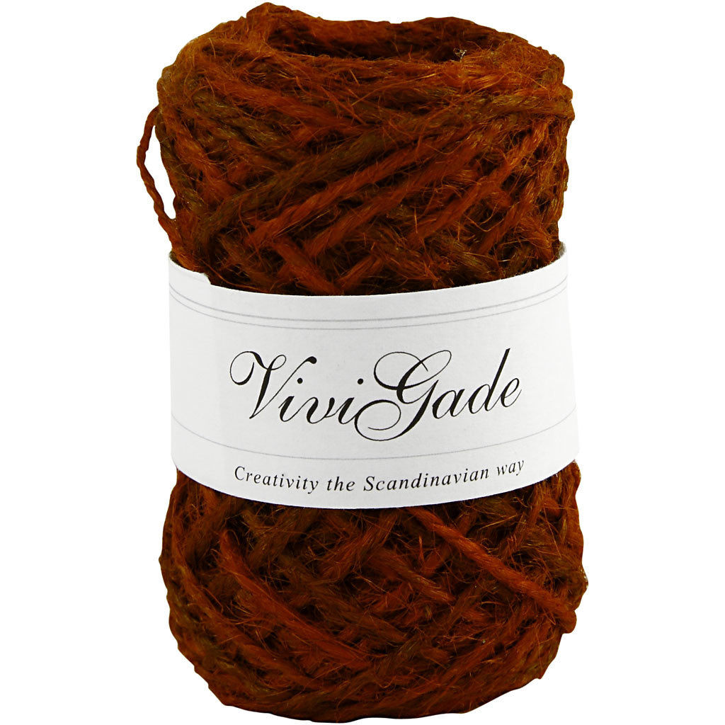 Naturhampa, tjocklek 1-2 mm, röd, 30 m/ 1 rl. [HOB-503227]