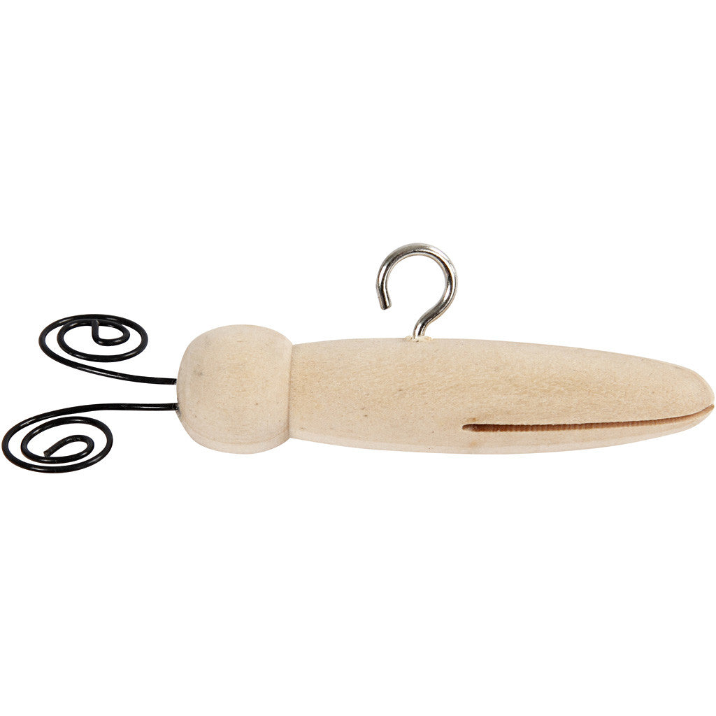 Fjärilskropp, L: 5,5 cm, Dia. 15 mm, 5 st./ 1 förp. [HOB-504571]