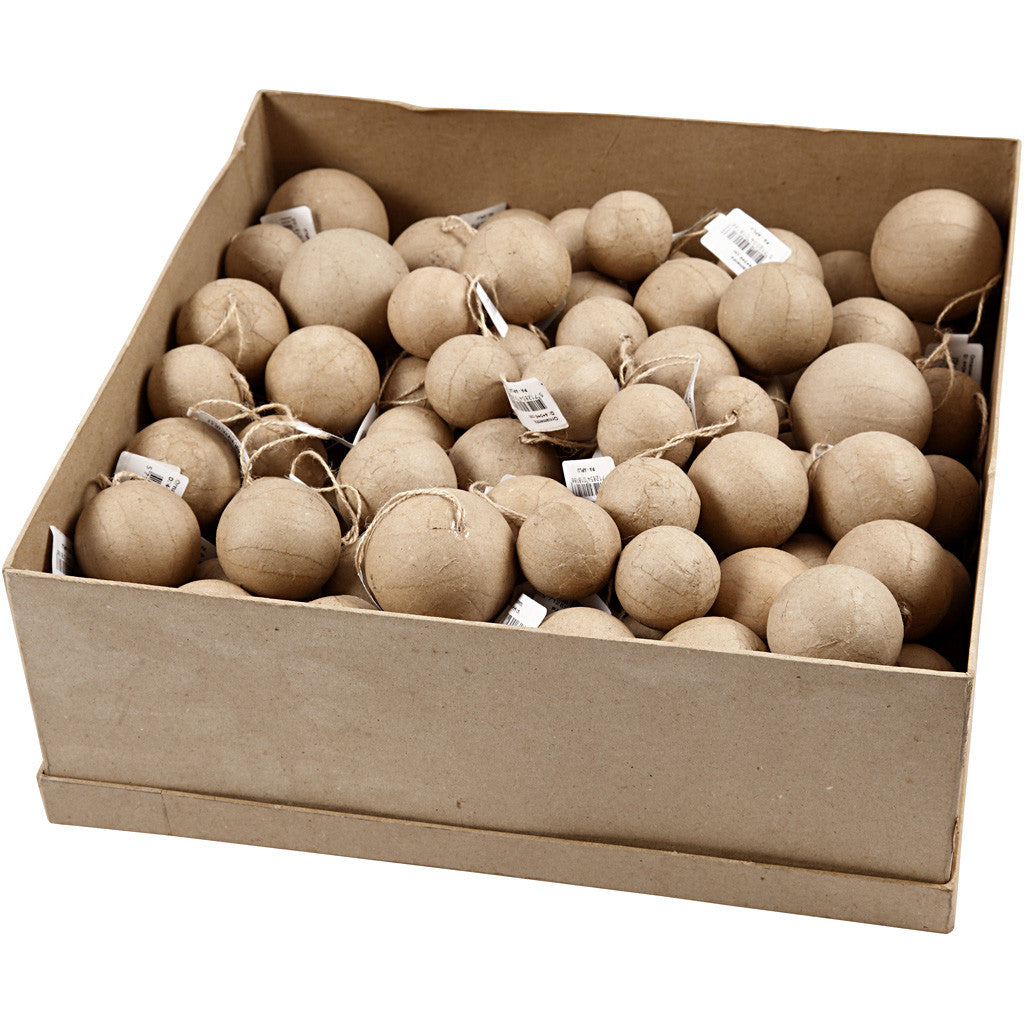 Julkulor, Dia. 4+5+6 cm, 3x35 st./ 1 förp. [HOB-51031]